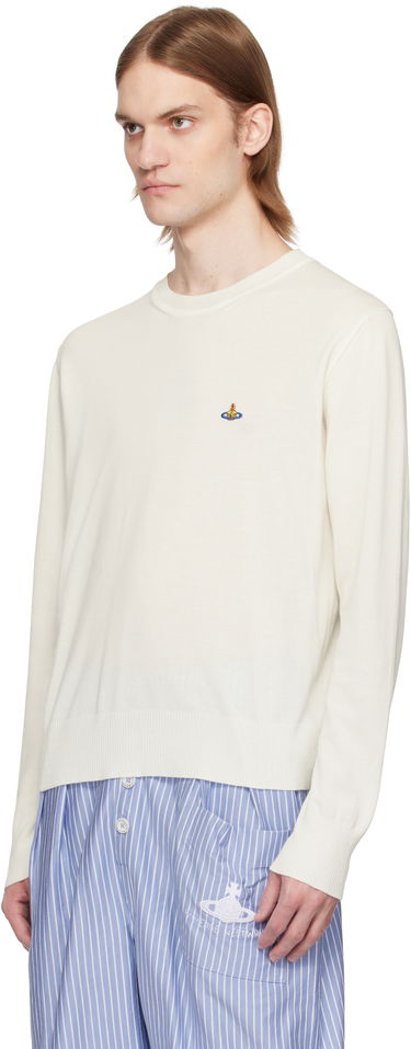 Pleteni pulover Vivienne Westwood Vivienne Westwood Alex Round Neck Sweater Bela | 27010012-Y003F-, 3