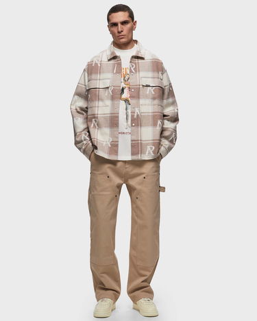 Srajce Represent Clo Represent ALL OVER INITIAL FLANNEL SHIRT Bež | MLM216-426, 1