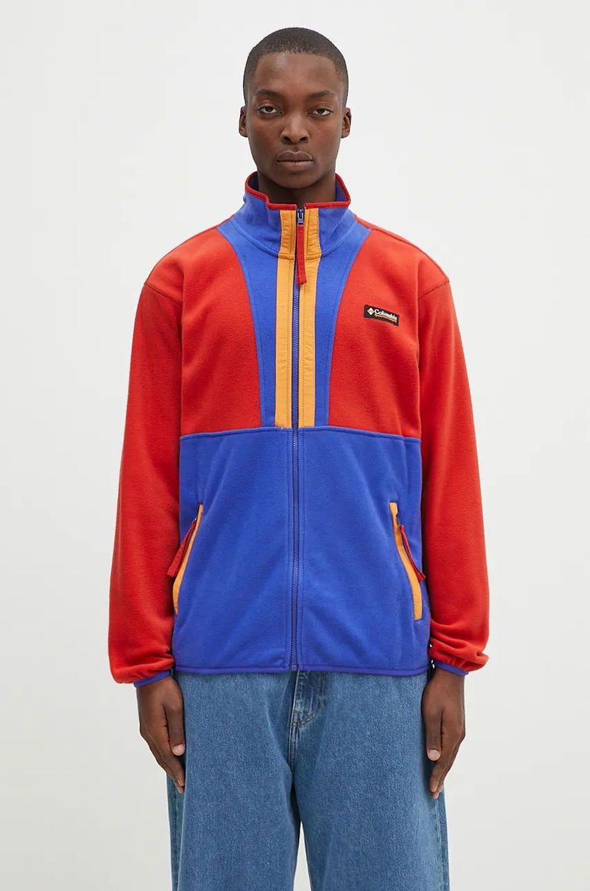 Pleteni pulover Columbia Backbowl II Full Zip Fleece Jacket Rdeča | 2090851