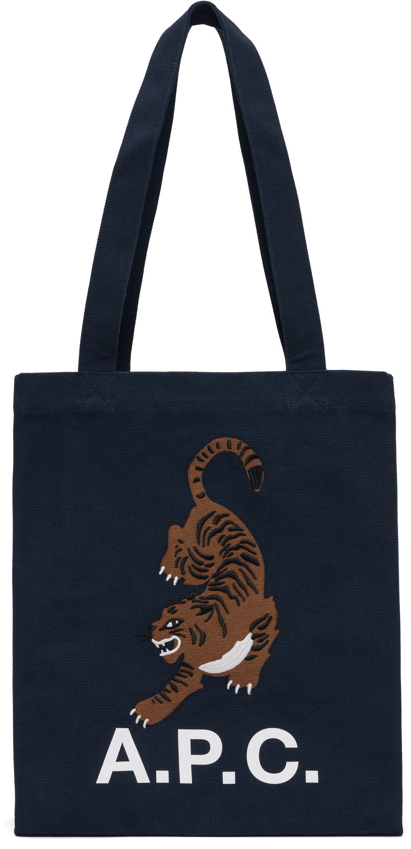Tote bag A.P.C. A.P.C. Lou Tigre Tote Bag Mornarica | COGYX-M67003