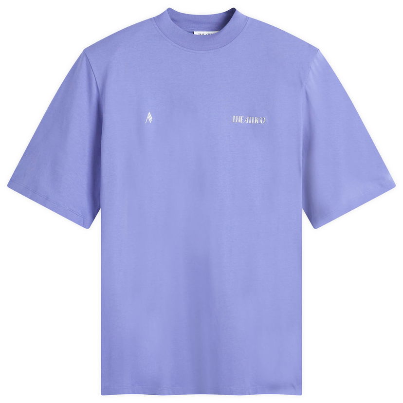 Majica The Attico The Attico Kilie Oversized Logo T-Shirt, Size 42 Lila | 241WCT173
