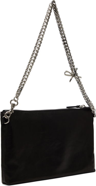 Torba za čez ramo We11done We11done Ribbon Chain Shoulder Bag Črna | WD-AB0-25-480-U-BK, 2