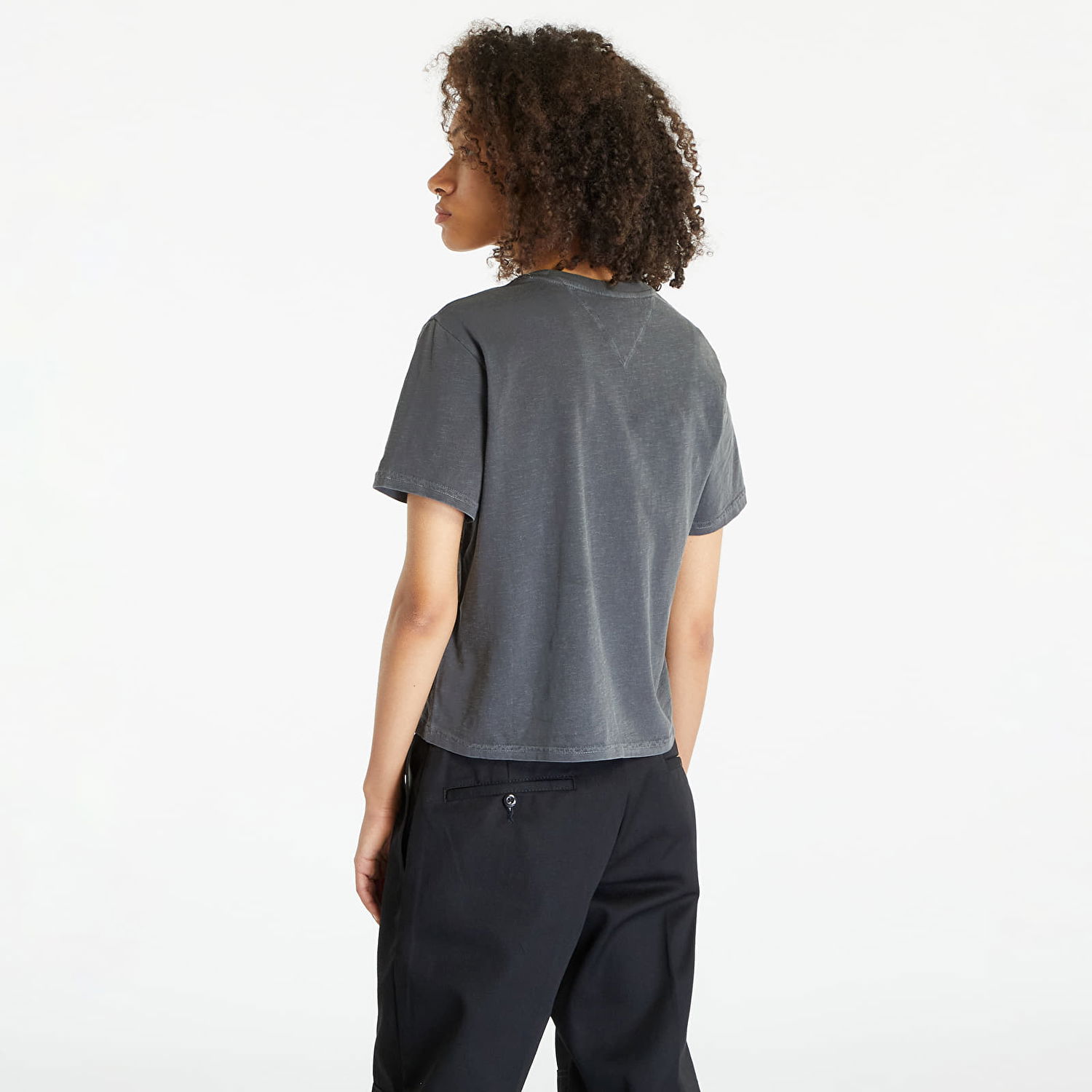 Majica Tommy Hilfiger Classics Leo Short Sleeve Tee "New Charcoal" Siva | DW0DW16457 PUB, 1