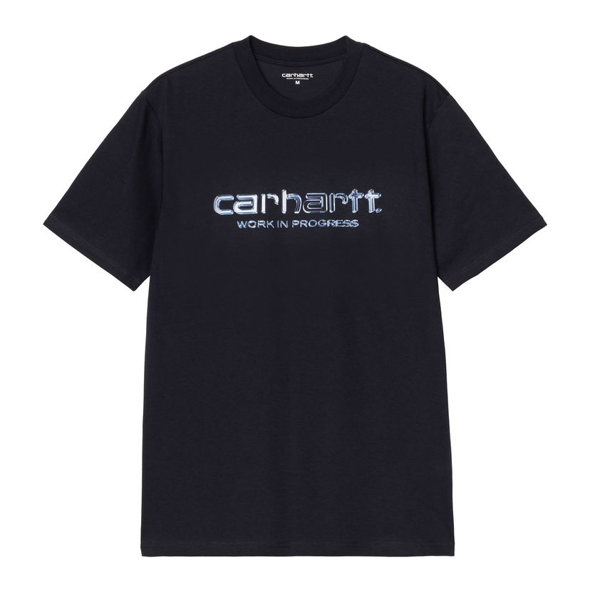 Majica Carhartt WIP Short Sleeve Solar Chrome Script T-Shirt WIP Mornarica | I035205_9
