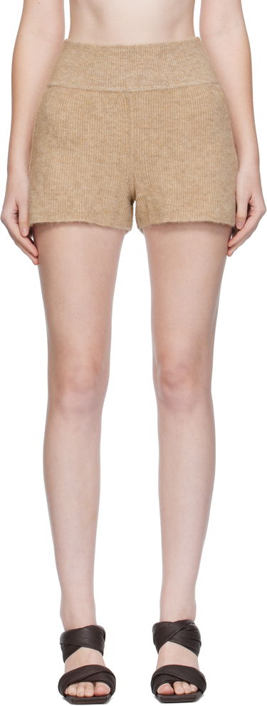Kratke hlače Rick Owens Rick Owens Alpaca Knit Shorts Bež | RP02E4698 KWP, 0