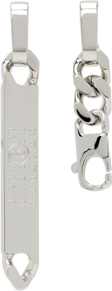 Obeski za ključe Maison Margiela MM6 Maison Margiela Chain Drop Earrings Kovinski | SM6VG0099 P8371, 0