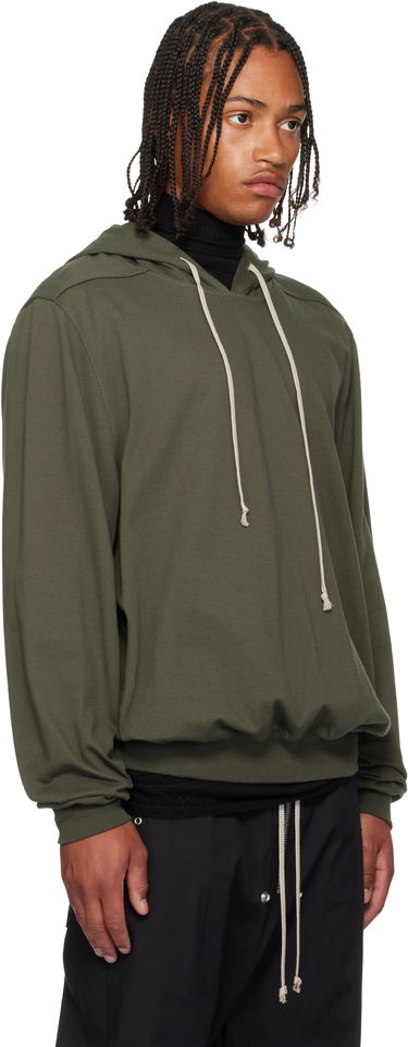 Pulover Rick Owens Rick Owens Concordians Heavy Jersey Hoodie Bež | RU02E1281 BA, 4