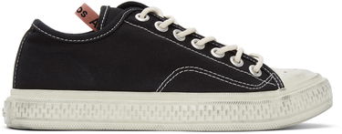 Superge in čevlji Acne Studios Black Canvas Low-Top Črna | AD0347-CGL, 0