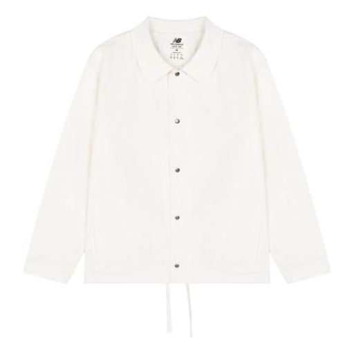 Srajce New Balance Athletics Nature State Coach Jacket Bela | AMJ23552-GIE