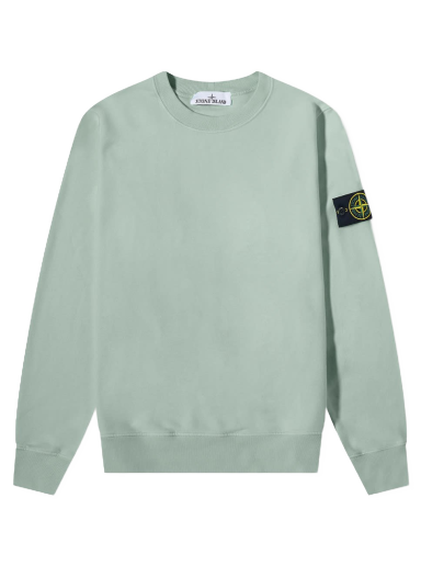 Pleteni pulover Stone Island Brushed Cotton Crewneck Zelena | 771563020-V0055