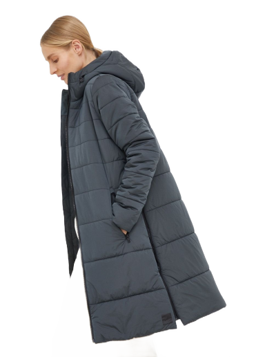 Plašči Jack Wolfskin Eisbach Puffer Coat Siva | 1206981