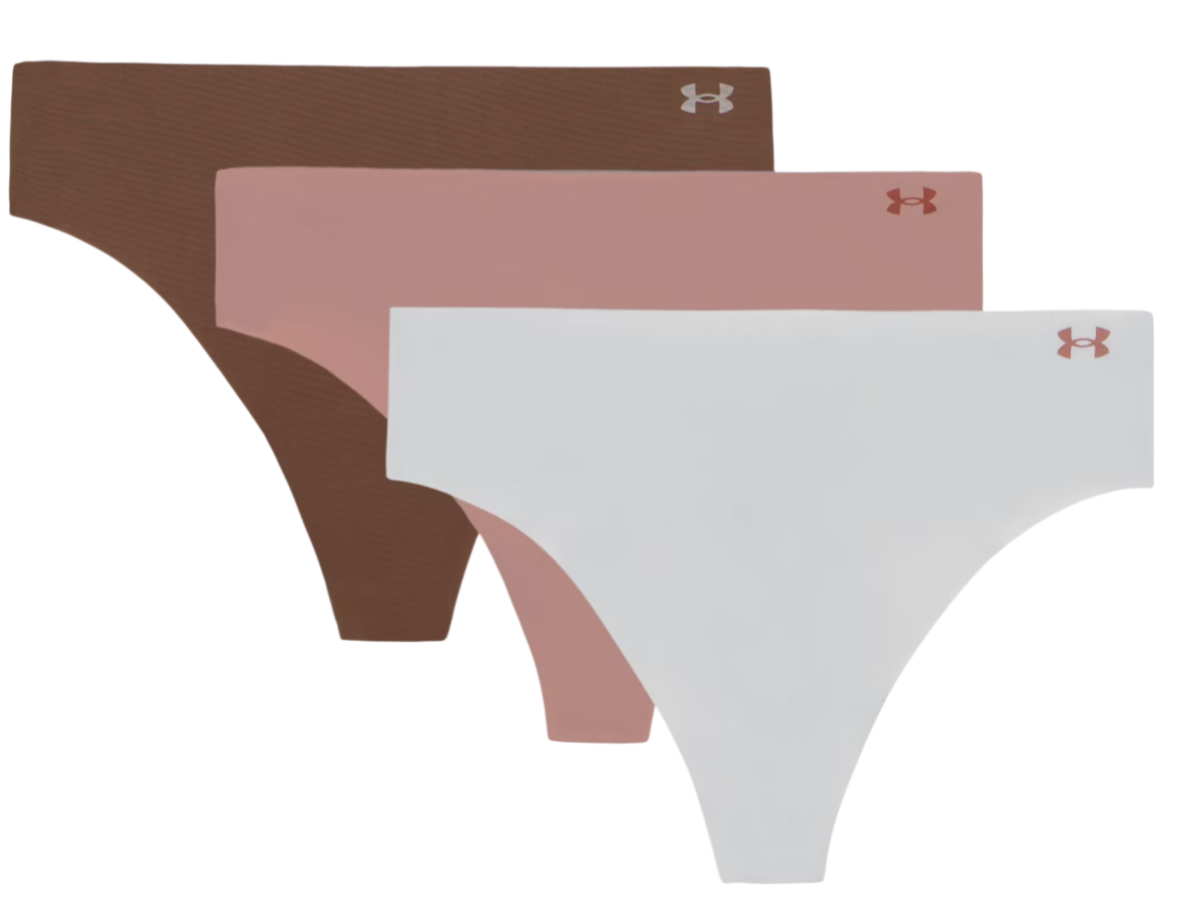 Spodnjice Under Armour Under Armour SOLID 3 Pack Thong Roza | 1383893-014, 0