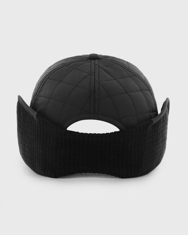 Kape in klobuki New Balance Quilted Baseball Cap with Earflaps Črna | NBL-NBCEF03YEW-K6, 2