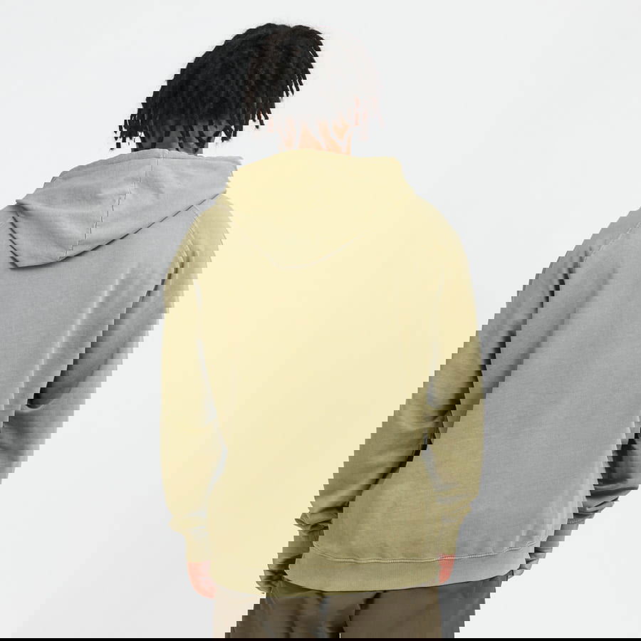 Pulover Urban Classics Overdyed Hoody Zelena | TB4388-khaki, 1