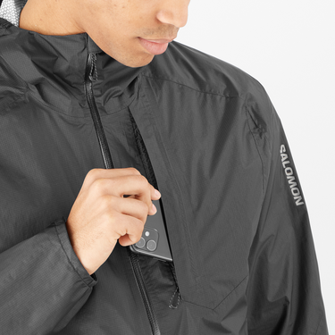 Vetrovka Salomon BONATTI WP JACKET Črna | lc2134800, 2