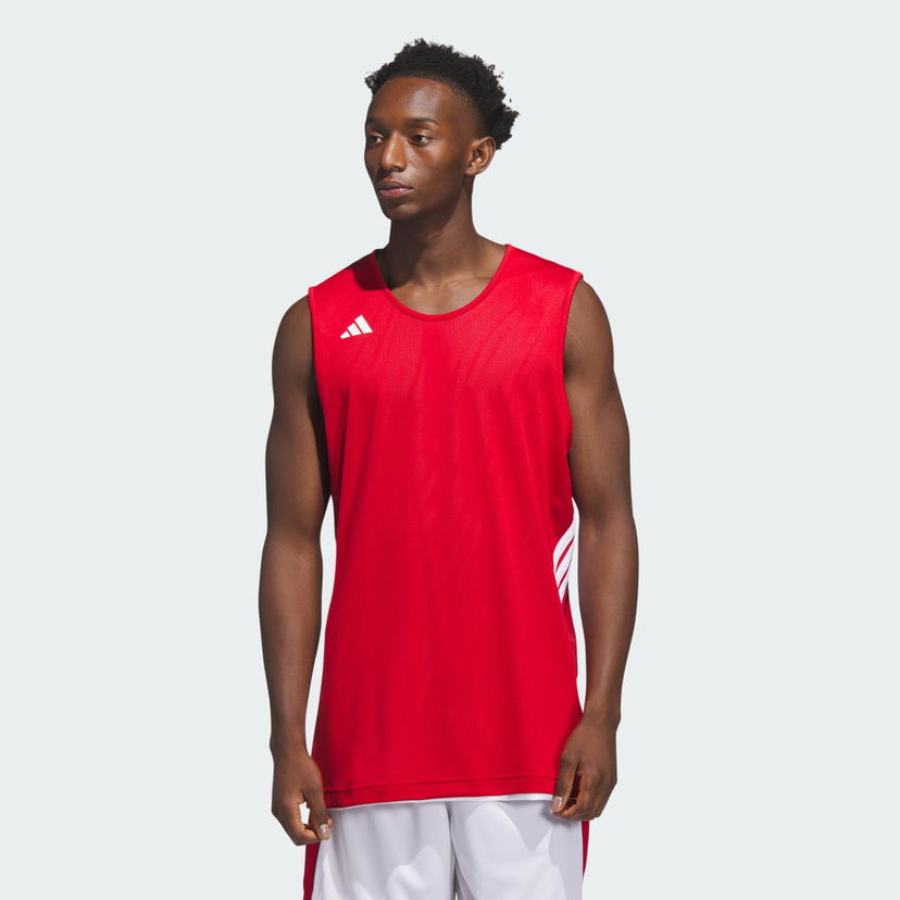 Dres adidas Performance 3G Speed Reversible Basketball Jersey Rdeča | JM5098