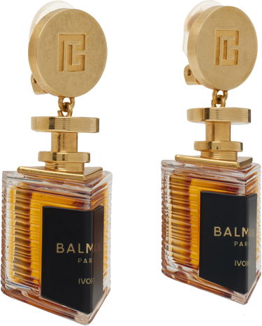 Uhani Balmain Balmain Perfume Clip-on Earrings Kovinski | EN0XI492KBXI, 1
