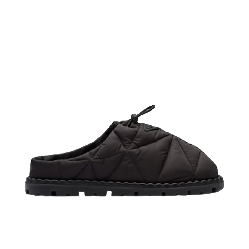 Superge in čevlji Prada Quilted Slides Black Nylon Črna | 2S2954_3LGO_F0002_F_G000
