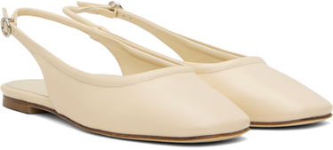 Modni dodatki Aeyde Aeyde Dani Slingback Flats Bež | A11-FL-MNLR08FL15-SS24-100-007, 3