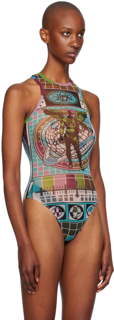 Bodi Jean Paul Gaultier Gaultier Printed Tank Bodysuit Večbarvna | 24/31-F-BD053-T569-5090, 3