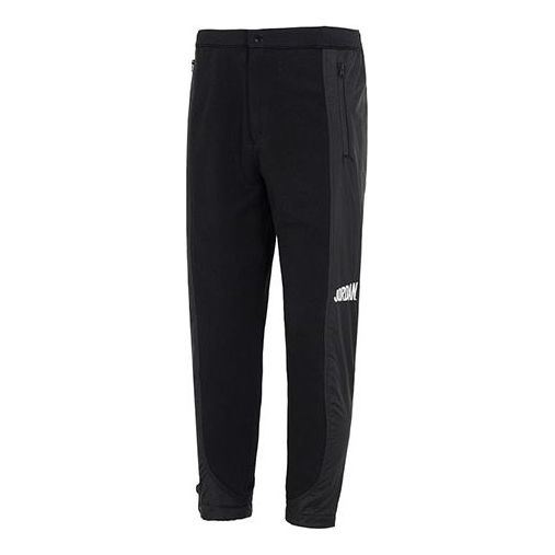 Hlače Jordan Patchwork Knitted Sweatpants Črna | DV7595-010