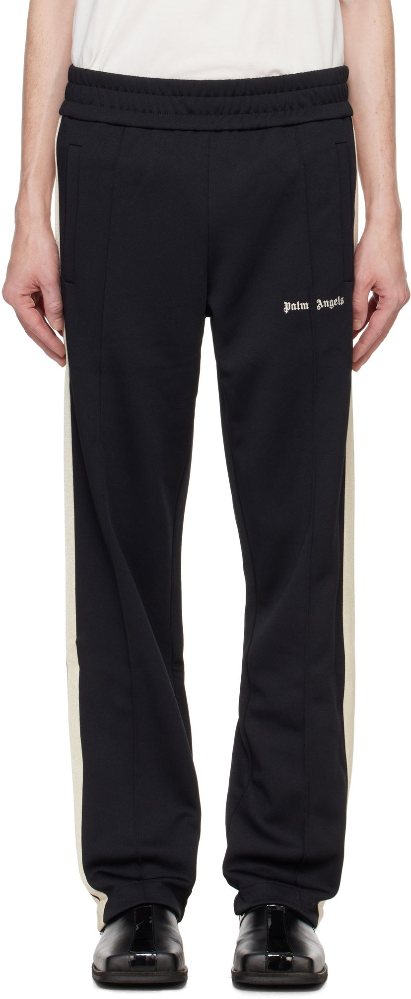 Trenirka Palm Angels Classic Logo Track Pants Črna | PMCJ020C99FAB0011003