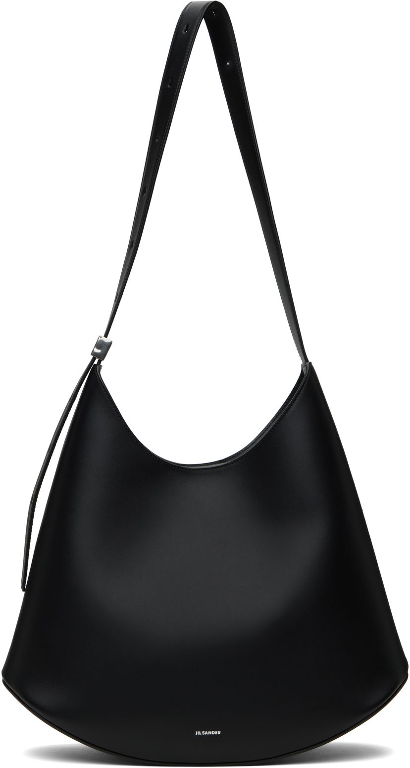 Torba za čez ramo Jil Sander Jil Sander Eldorado Medium Shoulder Bag Črna | J08ZH0061_P8354