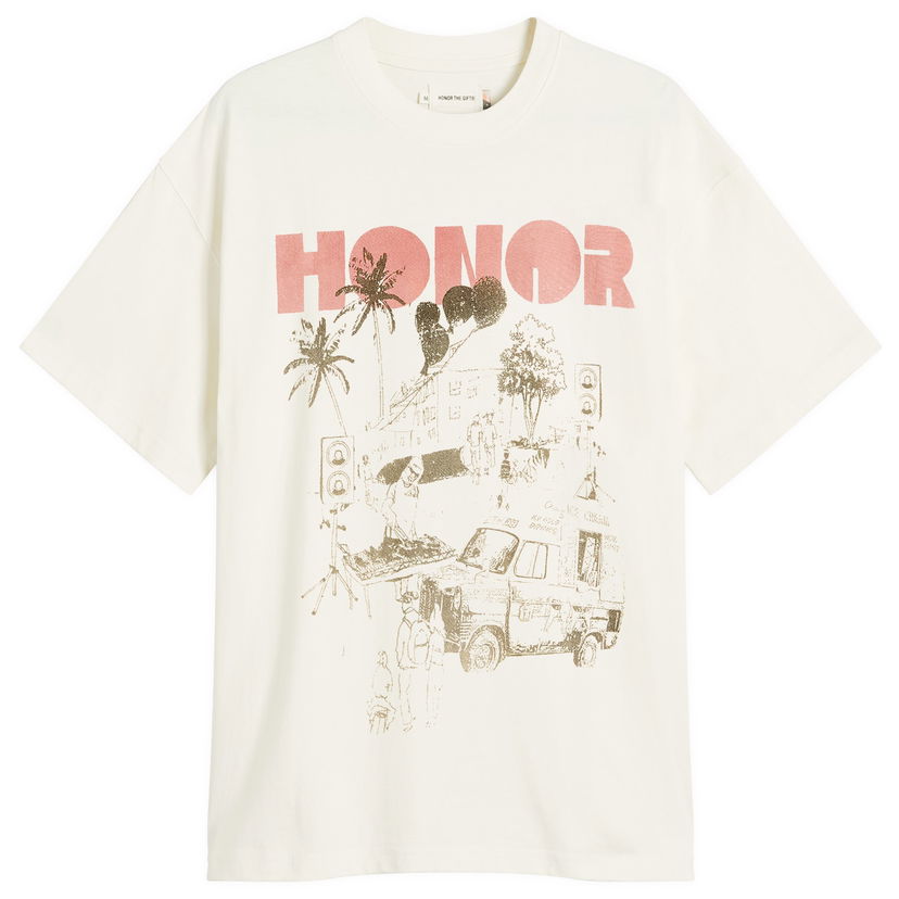 Majica Honor The Gift Honor the Gift Block Party T-Shirt Bela | HTG250243-BON