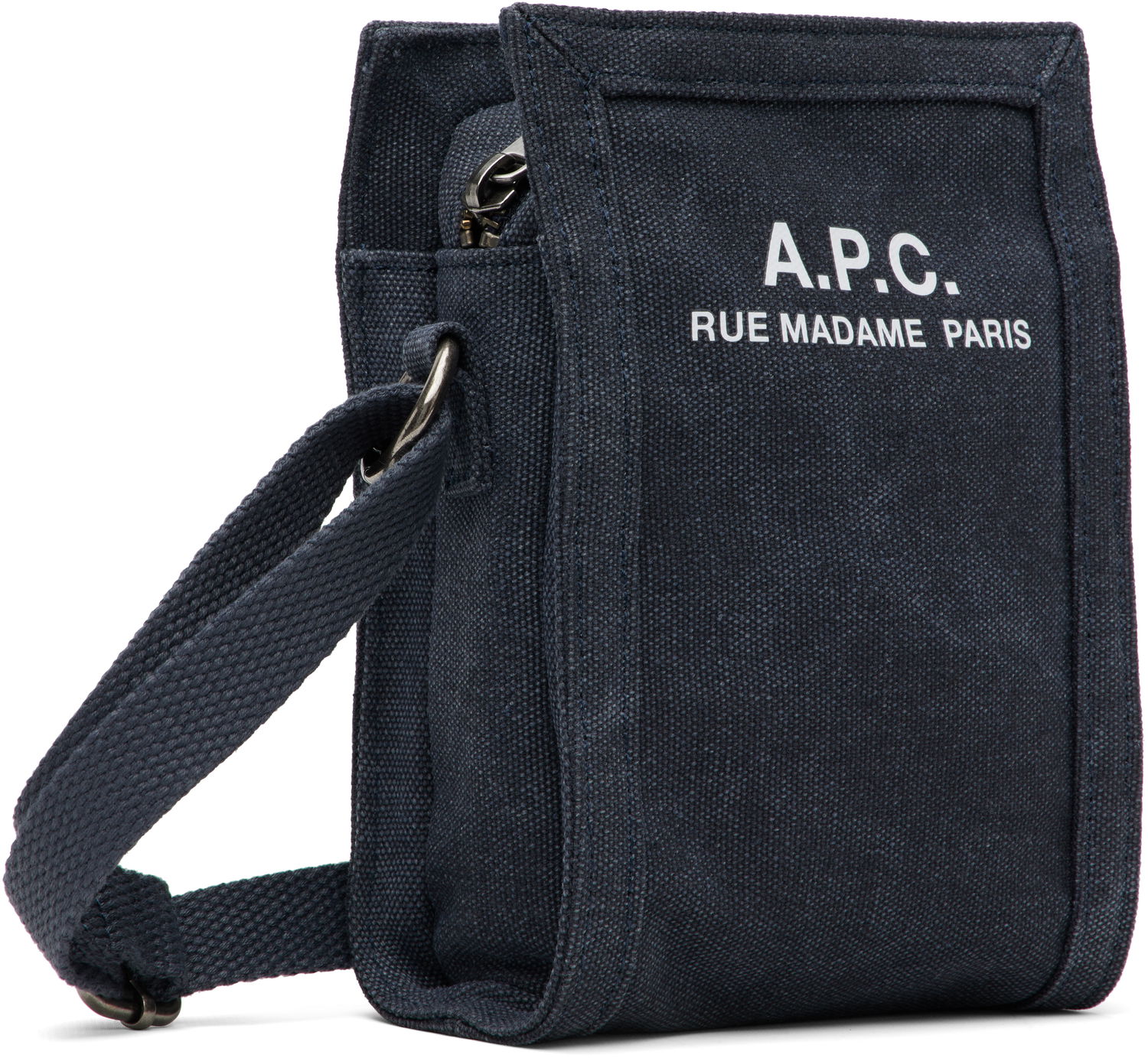 Nahrbtniki in torbe A.P.C. A.P.C. Recuperation Crossbody Phone Pouch Mornarica | COHGV-H61931, 1