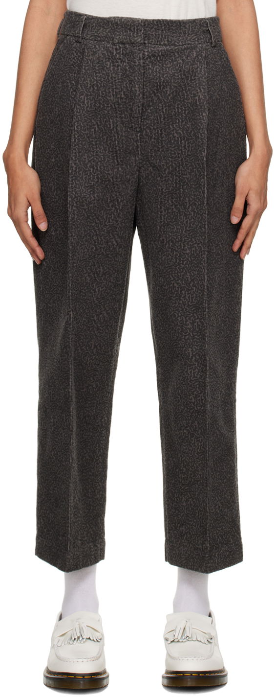Hlače YMC YMC Market Pleated Trousers Siva | Q4TMD