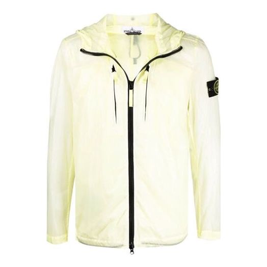 Vetrovka Stone Island Packable Hooded Field Jacket Rumena | 741543034-V0031