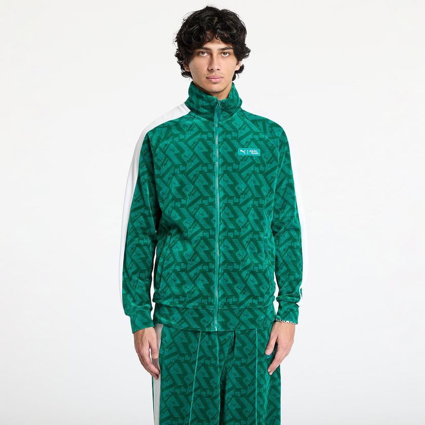 Pulover Puma Squid Game x T7 Iconic Track Jacket Zelena | 62742886