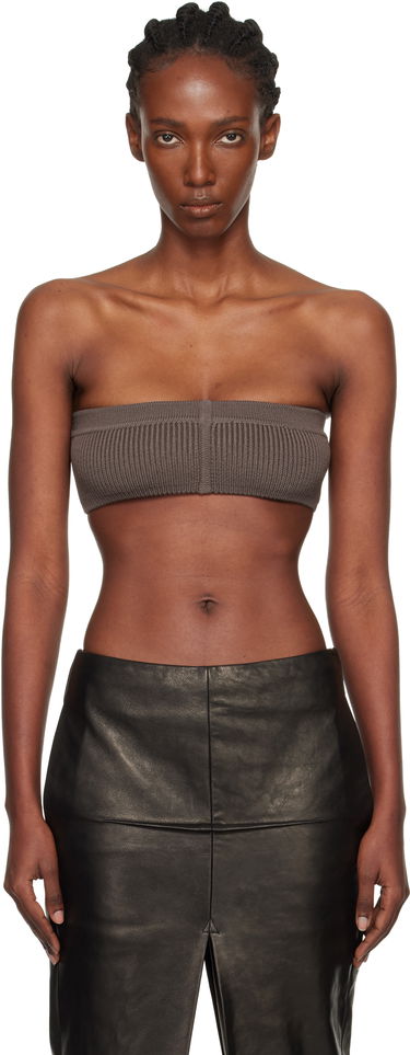 Krop-top Rick Owens Rick Owens Concordians Slim Bandeau Top Siva | RO02E4673 KWVMH, 0