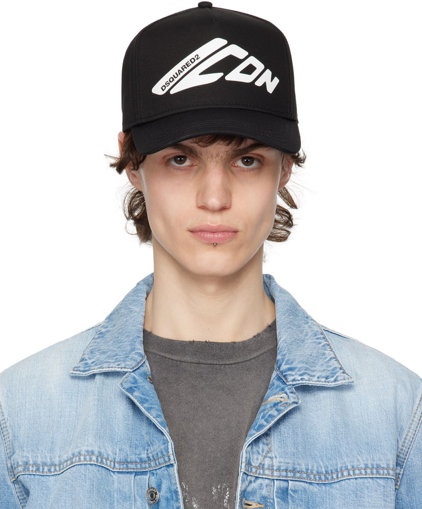 Kapa DSQUARED2 Dsquared2 Icon Baseball Cap Črna | BCM0888_05C00001_M063