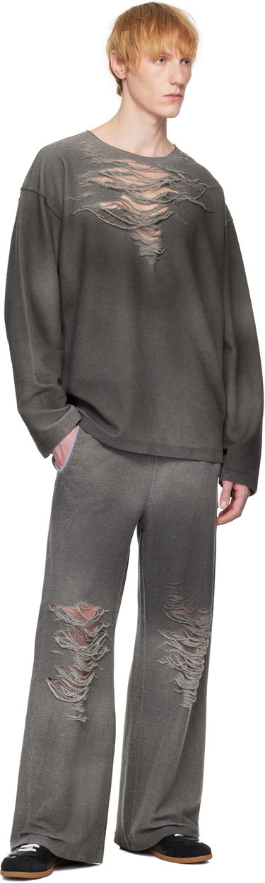 Trenirka Diesel P-Percy Distressed Sweatpants Siva | A18218-0PLAI-9AW, 3