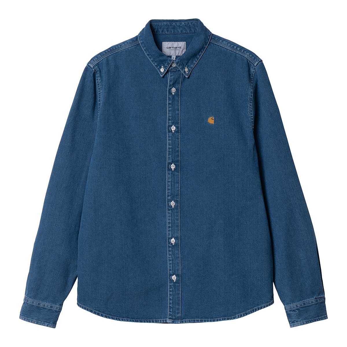 Srajce Carhartt WIP L/S Weldon Shirt Mornarica | I031928.0160, 1