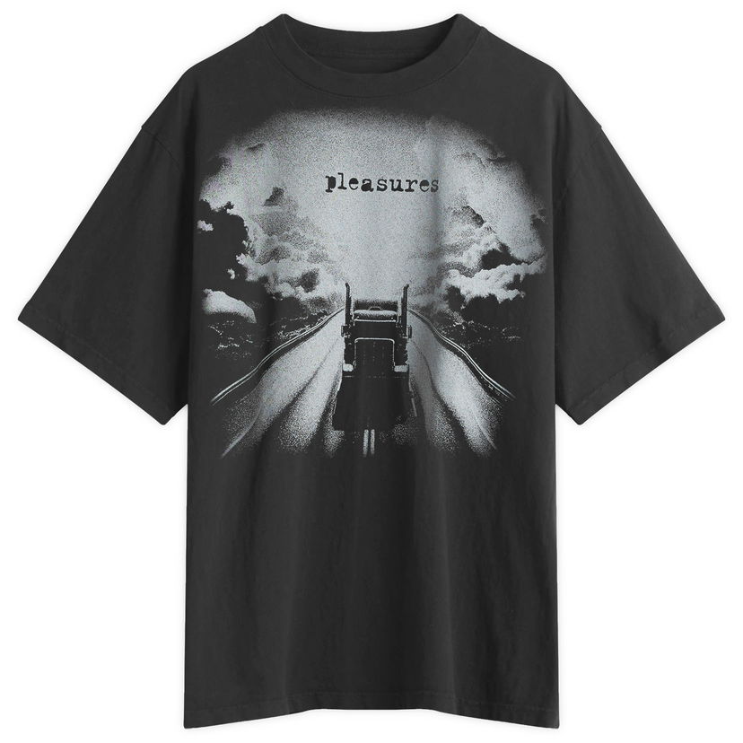 Majica Pleasures Pleasures Truck Heavyweight Tee Črna | P25SP025-BLK