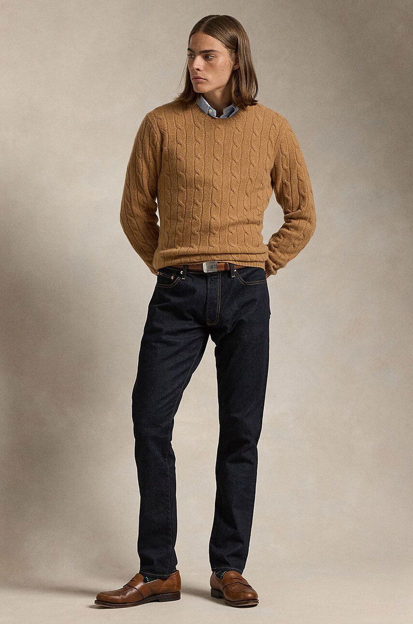 Kavbojke Polo by Ralph Lauren Slim-Fit Jeans Črna | 710956087