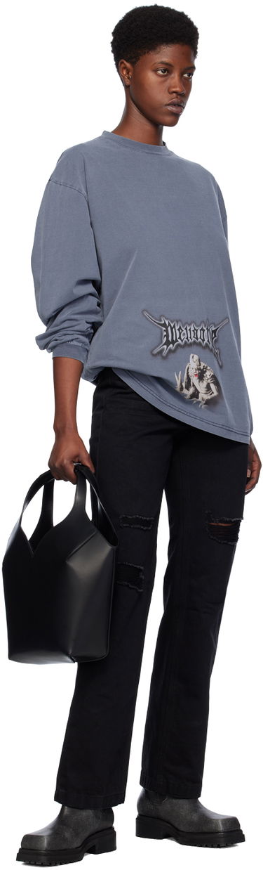 Kavbojke We11done Distressed Jeans Črna | WD-DP0-24-330-W-BK, 3