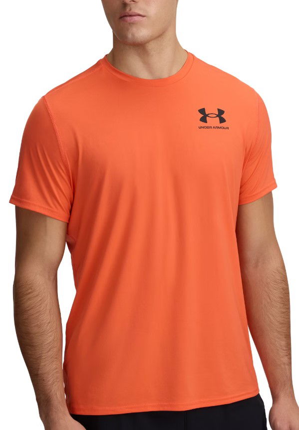 Majica Under Armour HeatGear Fitted Short Sleeve T-Shirt Oranžna | 6000939-847