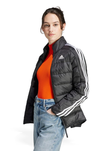 Puhovka adidas Originals Essentials 3-Stripes Črna | HZ5726