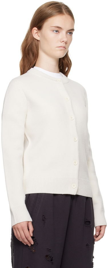 Pleteni pulover We11done We11done Women's Cardigan Bela | WD-KC2-24-602-W-IV, 1