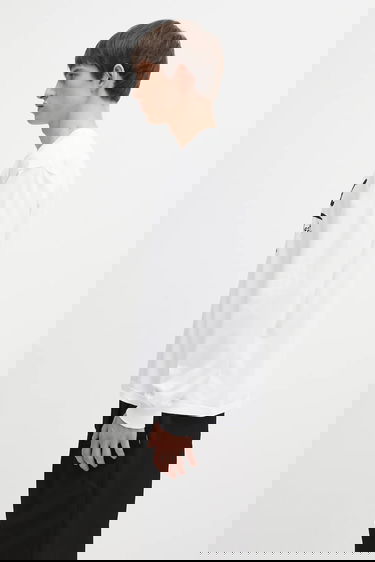 Majica Neighborhood NH . TEE LS-9 Long-Sleeve T-Shirt with 'Noha Ghost' Print Bela | 252PCNH.LT09, 1