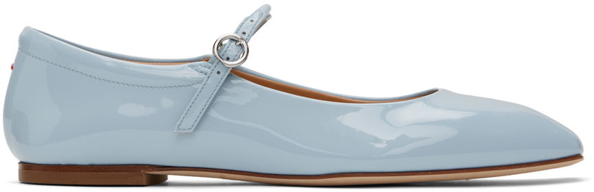 Obleke Aeyde Aeyde Uma Ballerina Flats Modra | A11-FL-RKLS08FL68-SS24-1000-048, 0