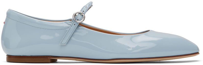 Obleke Aeyde Aeyde Uma Ballerina Flats Modra | A11-FL-RKLS08FL68-SS24-1000-048