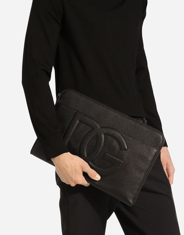 Denarnica Dolce & Gabbana Large Deerskin Clutch Črna | BM2337A803480999, 1