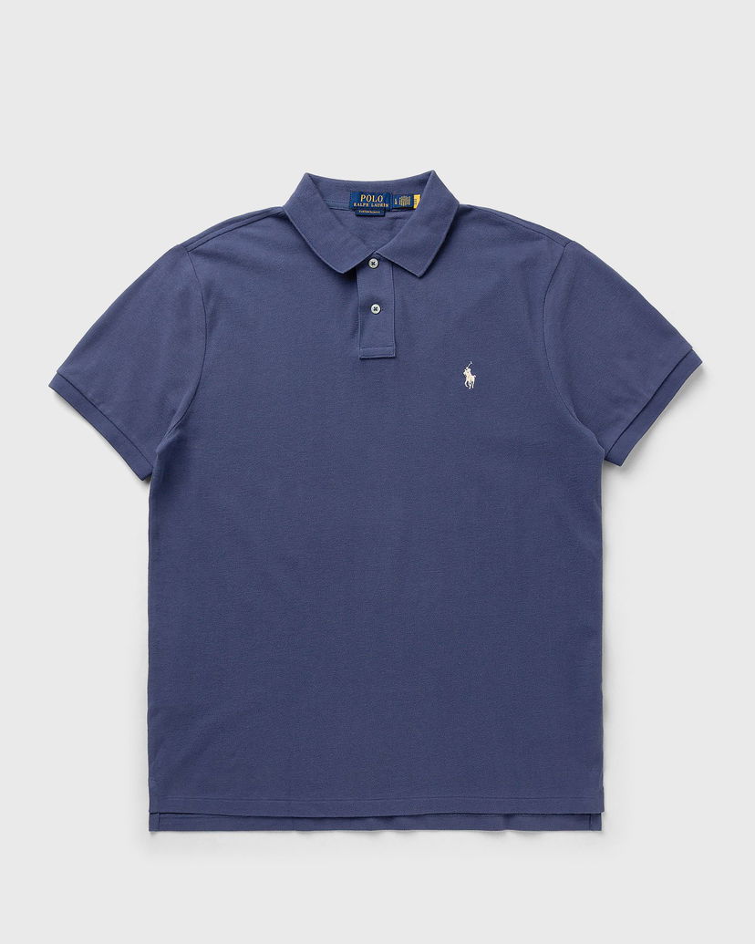 Polo majica Polo by Ralph Lauren Ralph Lauren Short Sleeve Custom Slim Fit Polo Shirt Modra | 710680784434
