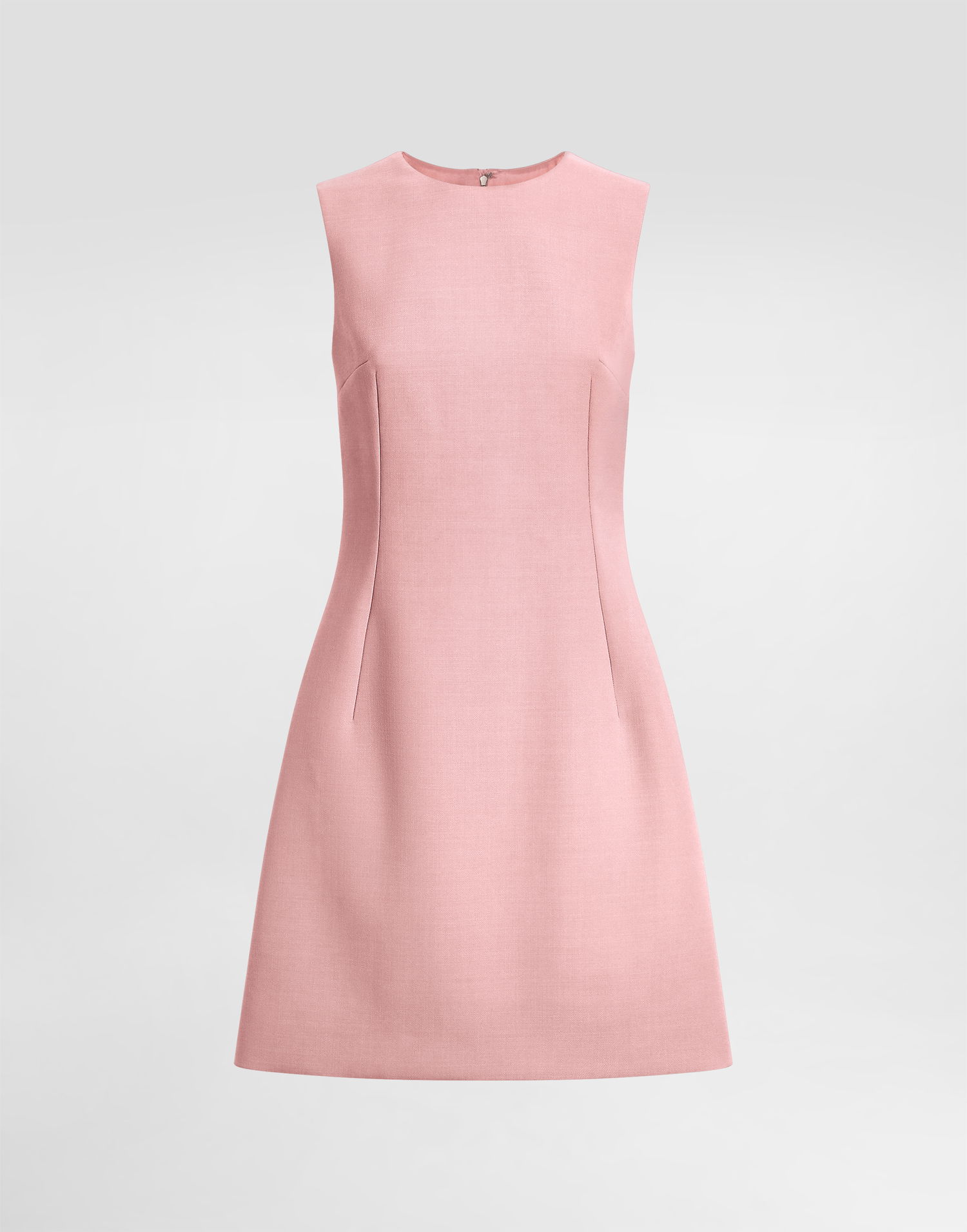 Obleke Dolce & Gabbana Dolce & Gabbana Wool Crepe Fit-and-flare Midi Dress Roza | F6TMMTFU2L8F0473, 0
