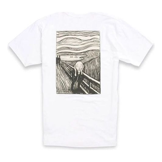 Majica Vans Vans x MoMA Munch Graphic T-Shirt Bela | VN0A4RP61UB