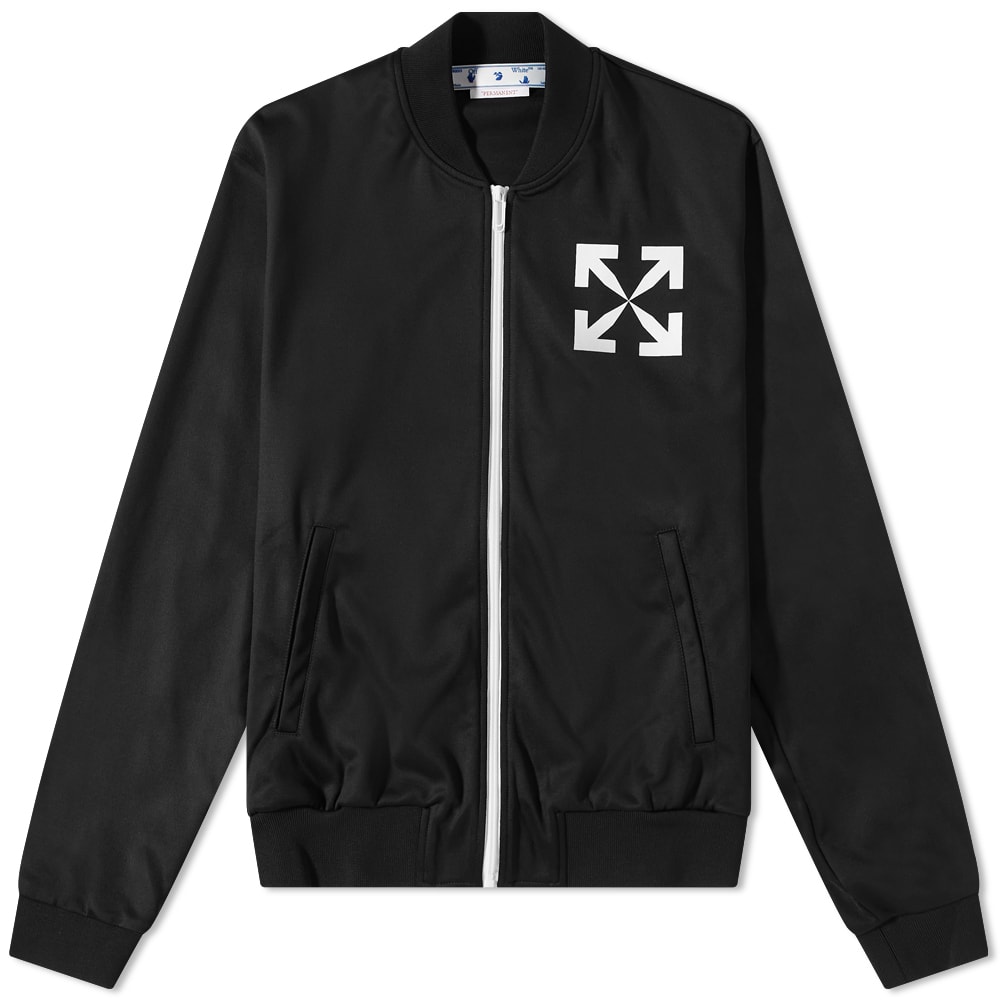 Vetrovka Off-White Single Arrow Slim Tracktop Črna | OMBD037C99FAB0021001, 0
